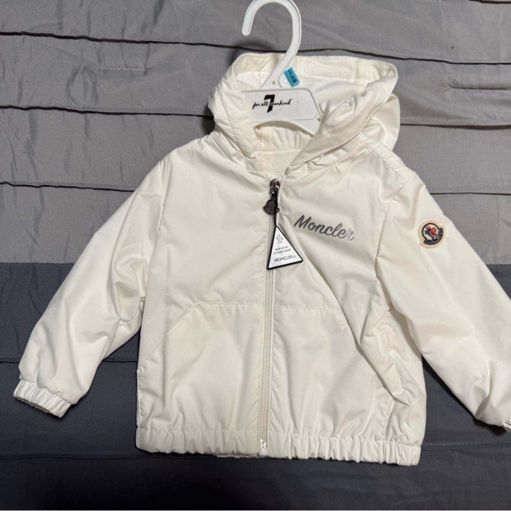 Moncler Kids White Jacket